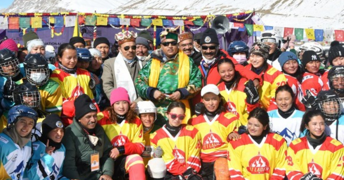 CM Jai Ram Thakur inaugurates 9th Women National Ice Hockey Championship at Kaza